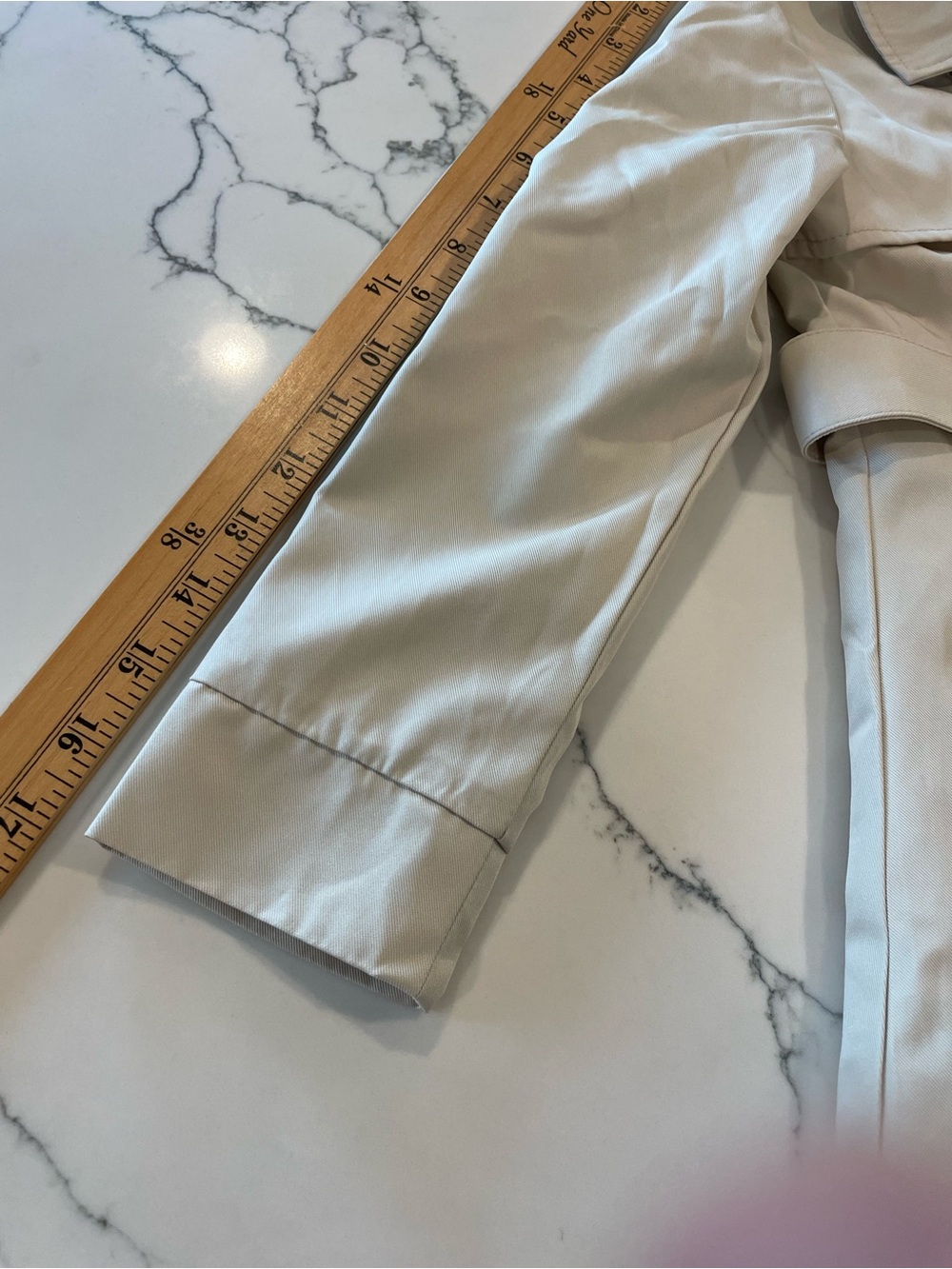 Tahari Girls Beige Trench Coat - Picture 10 of 10